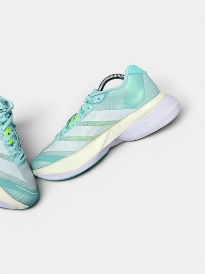 Adidas Adizero Boston 13 — buty sportowe damskie w bardzo dobrym stanie rozmiar 38 2/3, wewnętrzny panel prawego buta