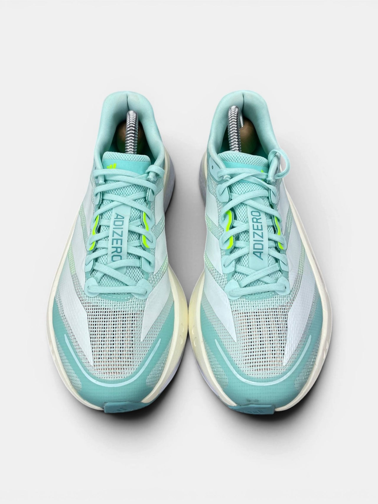 Adidas Adizero Boston 13 — buty sportowe damskie w bardzo dobrym stanie rozmiar 38 2/3, widok z góry