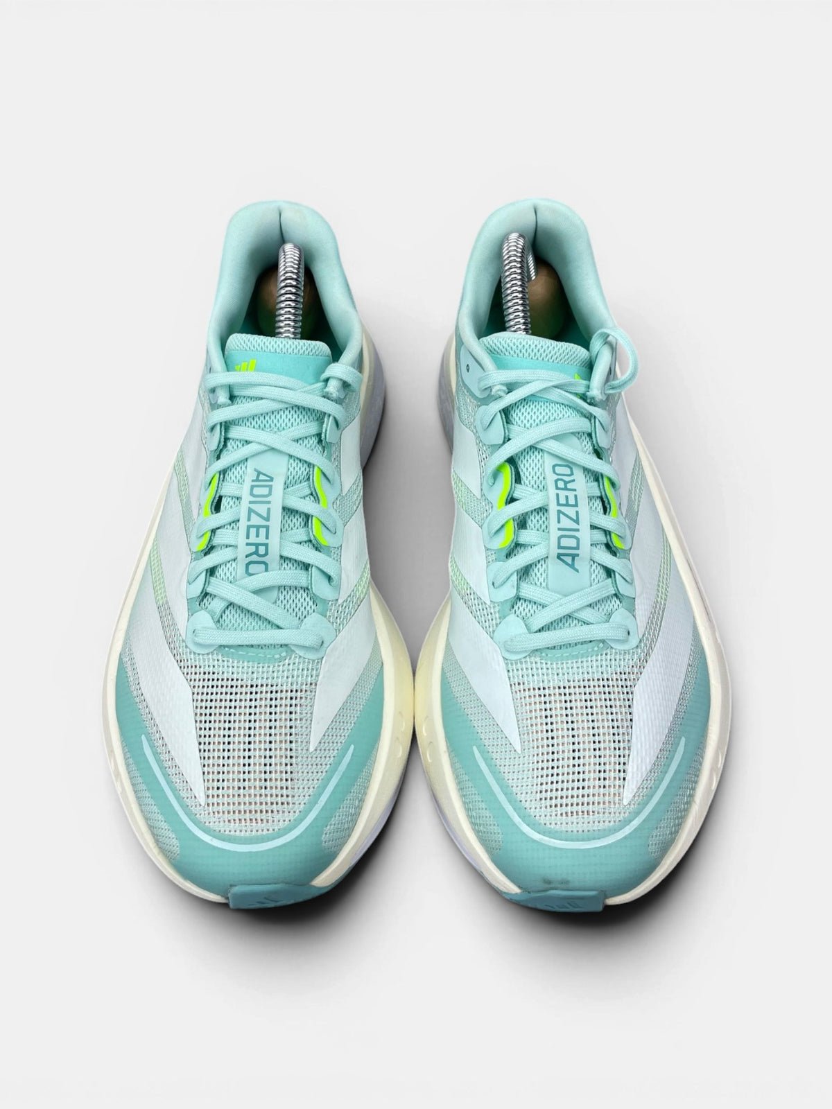 Adidas Adizero Boston 13 — buty sportowe damskie w bardzo dobrym stanie rozmiar 38 2/3, widok z góry