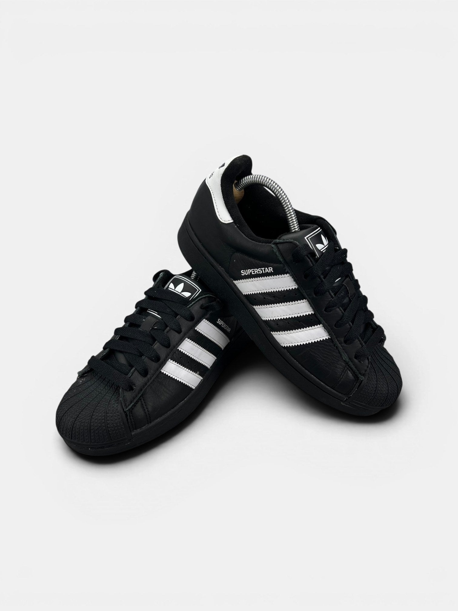 Adidas Superstar II Black White — buty sportowe męskie w bardzo dobrym stanie rozmiar 41 1/3, boczny profil