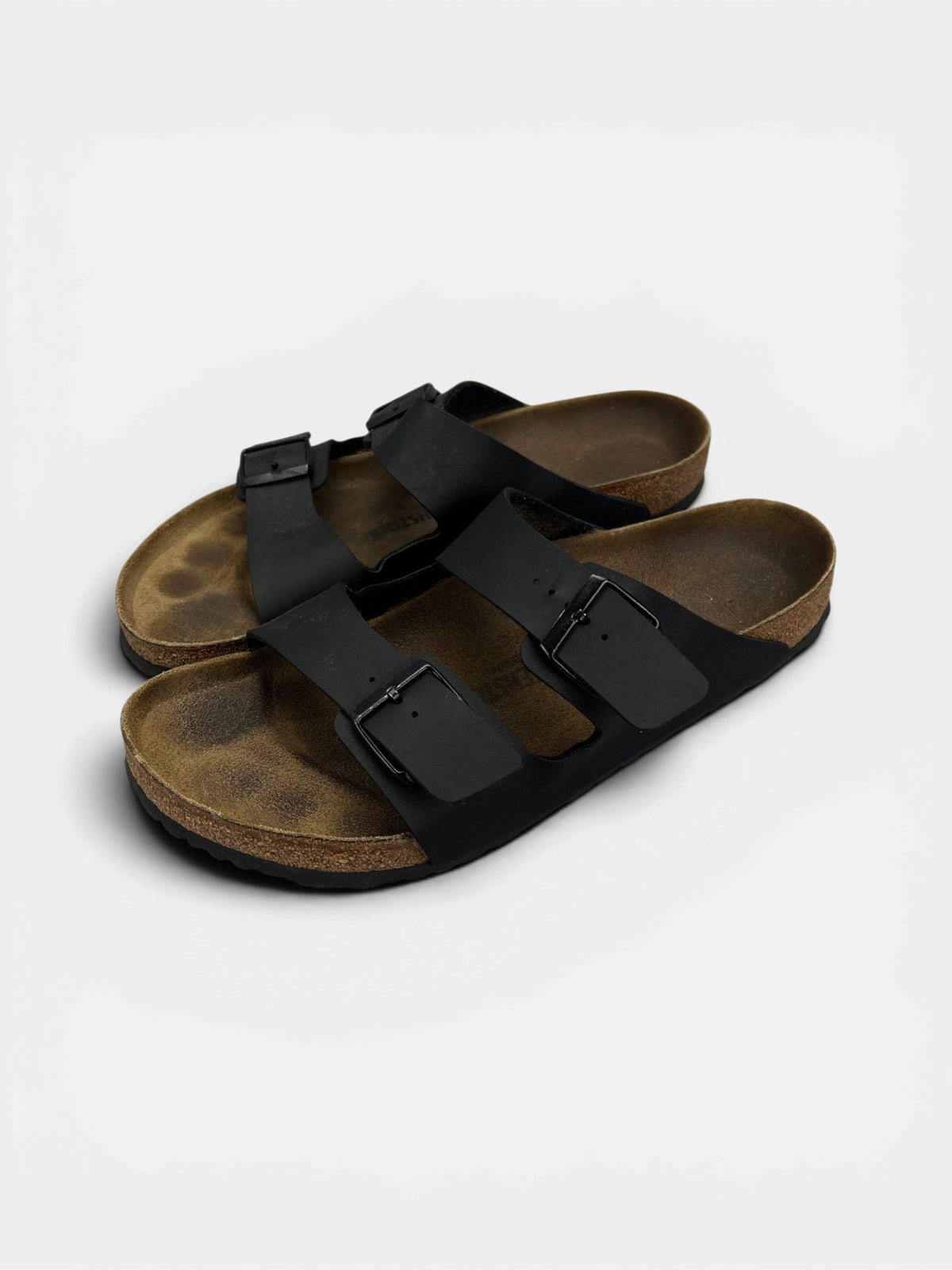 Birkenstock Arizona — klapki męskie w bardzo dobrym stanie rozmiar 46, widok z boku