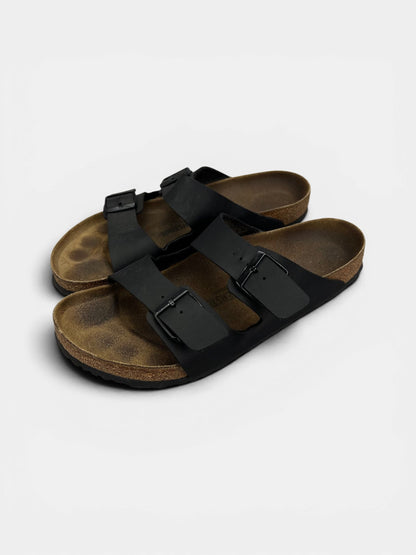 Birkenstock Arizona — klapki męskie w bardzo dobrym stanie rozmiar 46, widok z boku