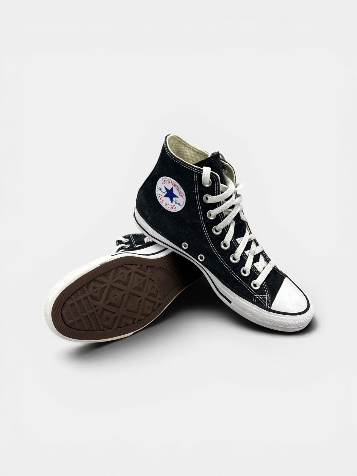 Converse Chuck Taylor All Star Hi — buty sportowe damskie w bardzo dobrym stanie rozmiar 40, boczny profil
