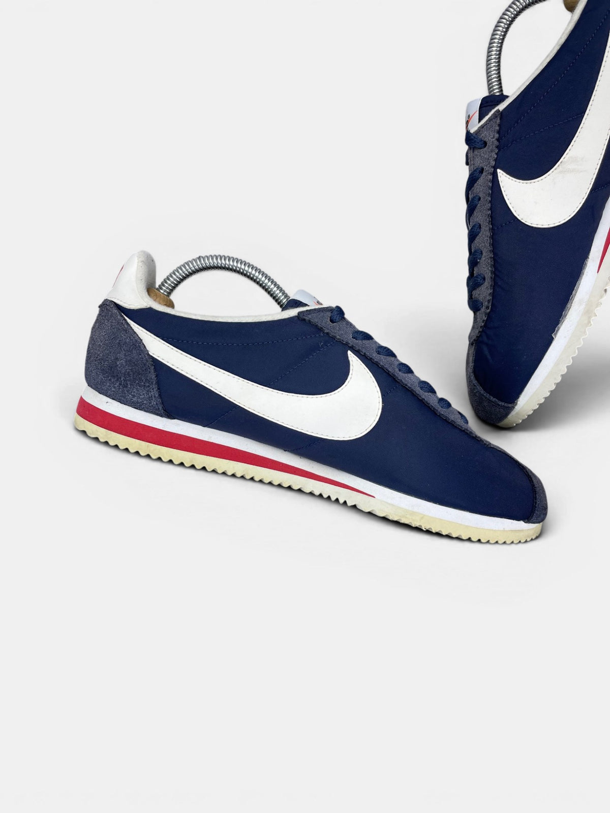 Nike Classic Cortez Midnight Navy — buty sportowe męskie w bardzo dobrym stanie rozmiar 42.5, wewnętrzny panel lewego buta