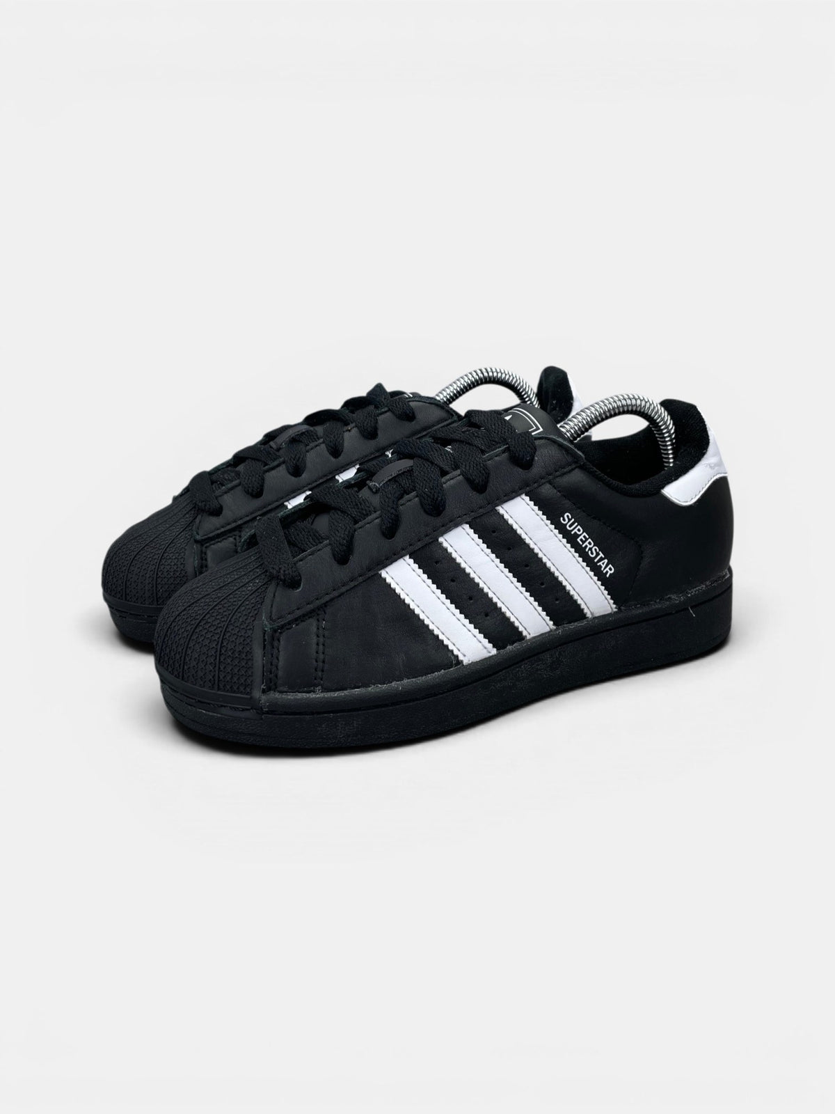 Adidas Superstar II Black White — buty sportowe damskie w bardzo dobrym stanie rozmiar 36, widok z boku