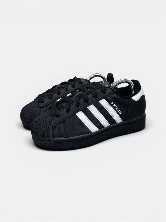 Adidas Superstar II Black White — buty sportowe damskie w bardzo dobrym stanie rozmiar 36, widok z boku