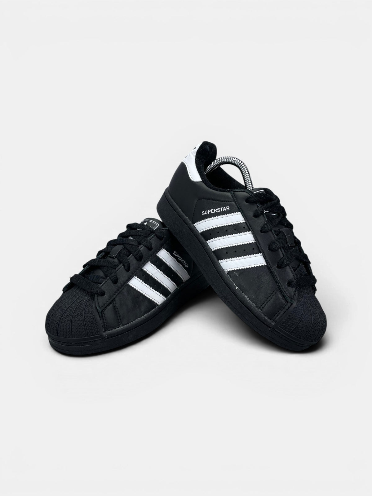 Adidas Superstar II Black White — buty sportowe damskie w bardzo dobrym stanie rozmiar 36, boczny profil