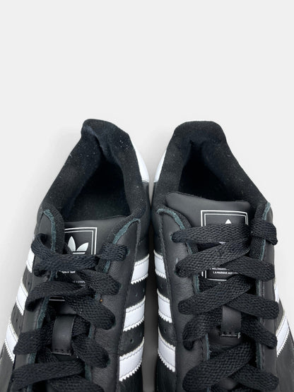 Adidas Superstar II Black White — buty sportowe damskie w bardzo dobrym stanie rozmiar 36, zapiętki butów