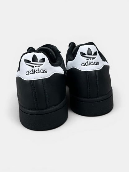 Adidas Superstar II Black White — buty sportowe damskie w bardzo dobrym stanie rozmiar 39 1/3, widok z tyłu