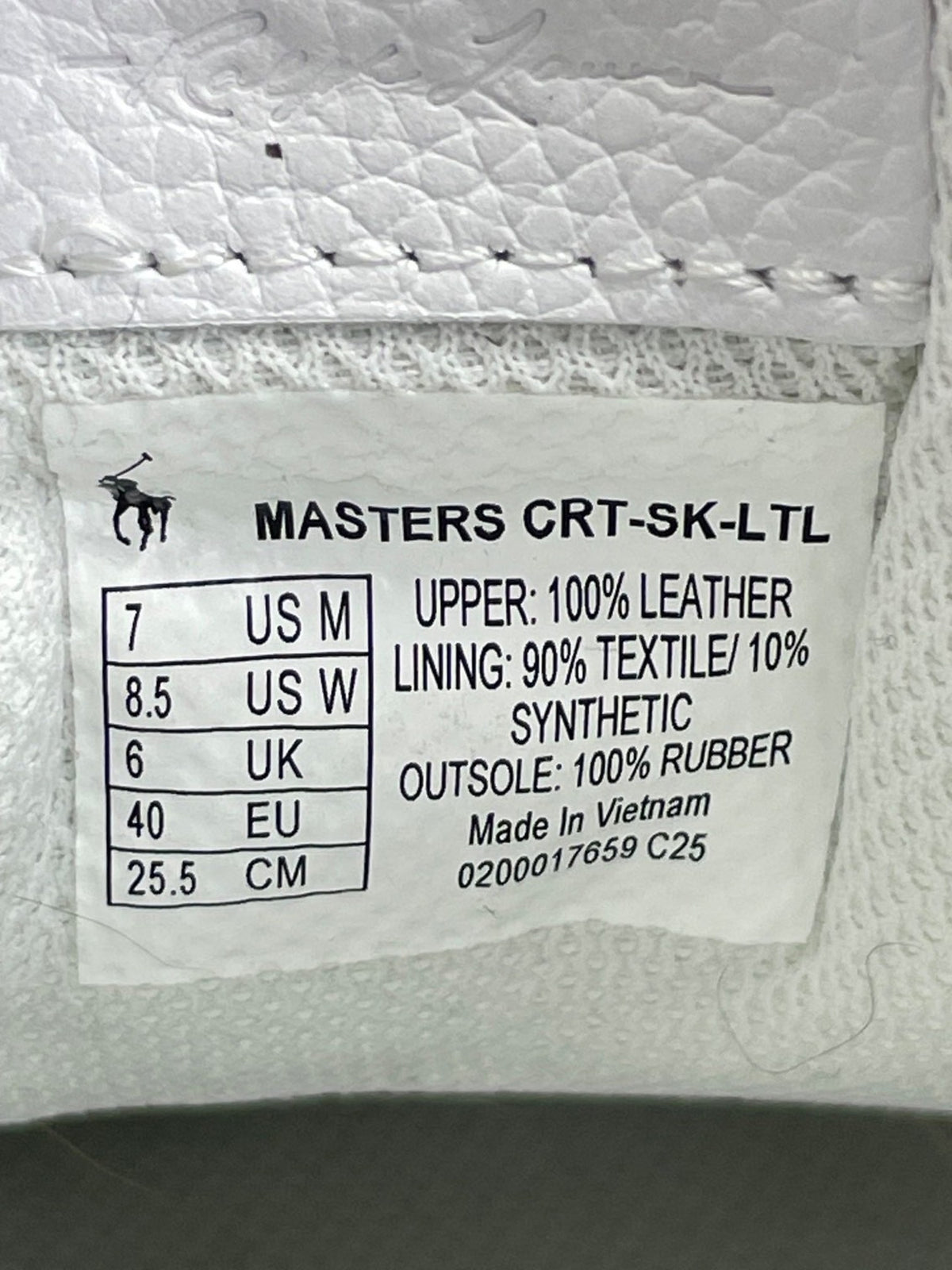 Polo Ralph Lauren Masters Crt — buty sportowe damskie w bardzo dobrym stanie rozmiar 40, opcjonalne zdjęcie 2