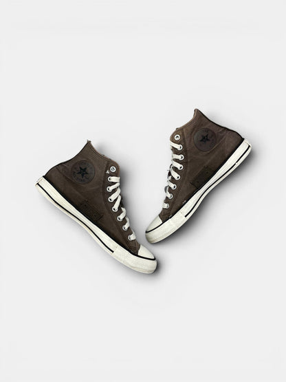 Converse Chuck Taylor All Star — buty sportowe męskie w bardzo dobrym stanie rozmiar 41.5, widok z góry na wewnętrzną stronę butów