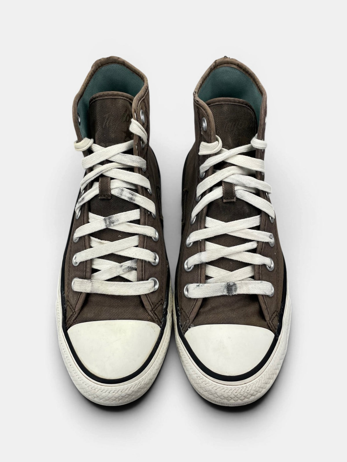 Converse Chuck Taylor All Star — buty sportowe męskie w bardzo dobrym stanie rozmiar 41.5, widok z góry