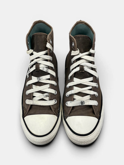 Converse Chuck Taylor All Star — buty sportowe męskie w bardzo dobrym stanie rozmiar 41.5, widok z góry