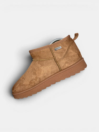 Tom Tailor Suede Boots — buty zimowe damskie w bardzo dobrym stanie rozmiar 38, zewnętrzny panel lewego buta