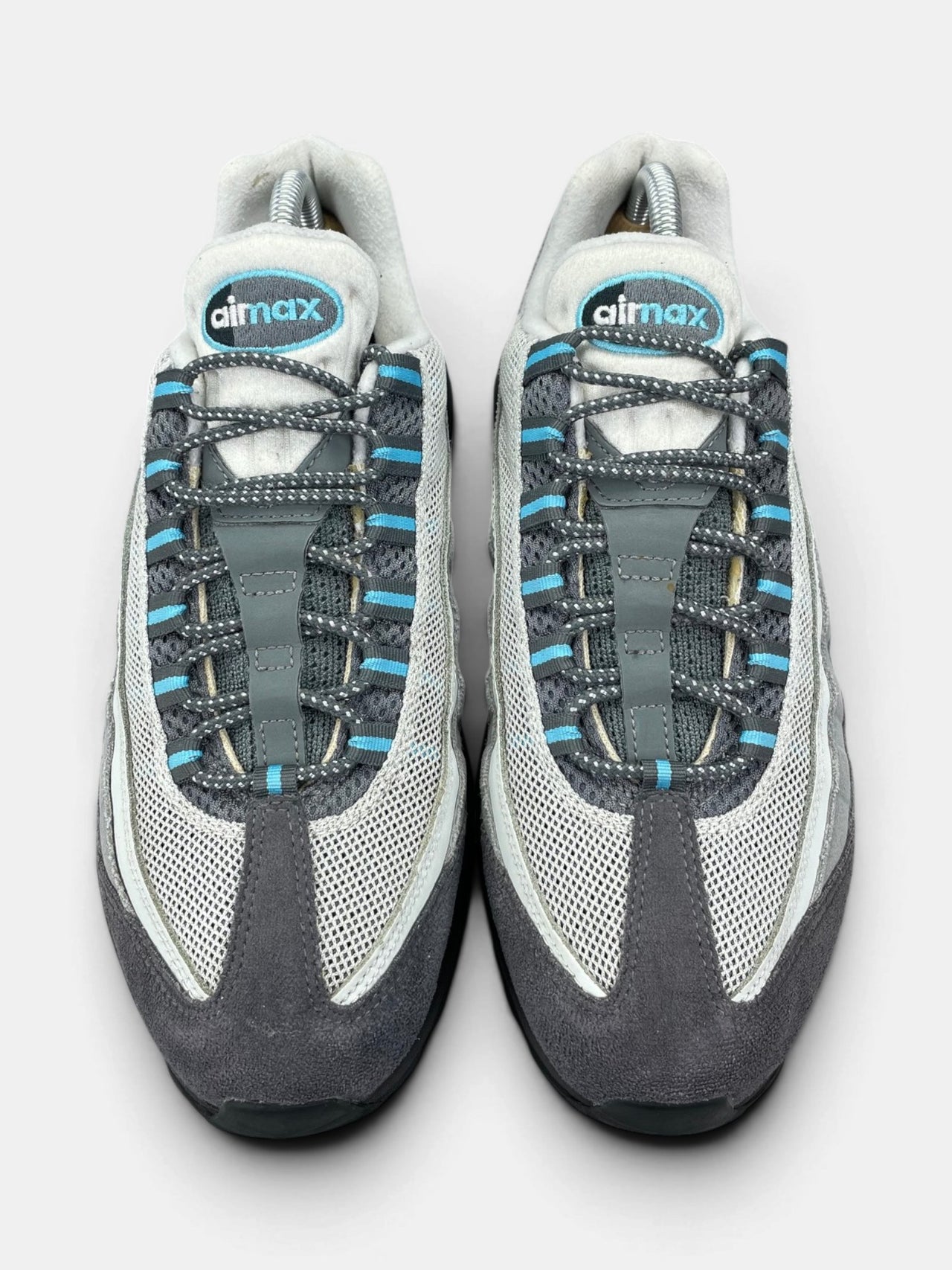 Nike Air Max 95 Baltic Blue — buty sportowe męskie w bardzo dobrym stanie rozmiar 42, widok z góry