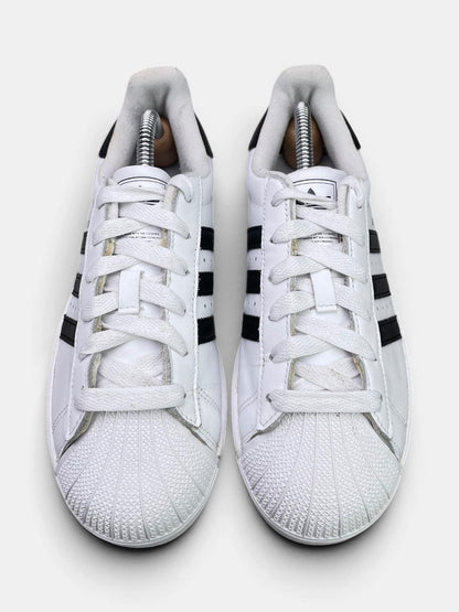 Adidas Superstar II Cloud White Black — buty sportowe damskie w bardzo dobrym stanie rozmiar 38, widok z góry