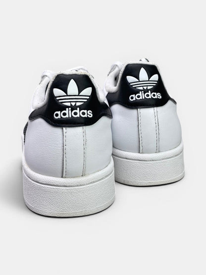 Adidas Superstar II Cloud White Black — buty sportowe damskie w bardzo dobrym stanie rozmiar 38, widok z tyłu
