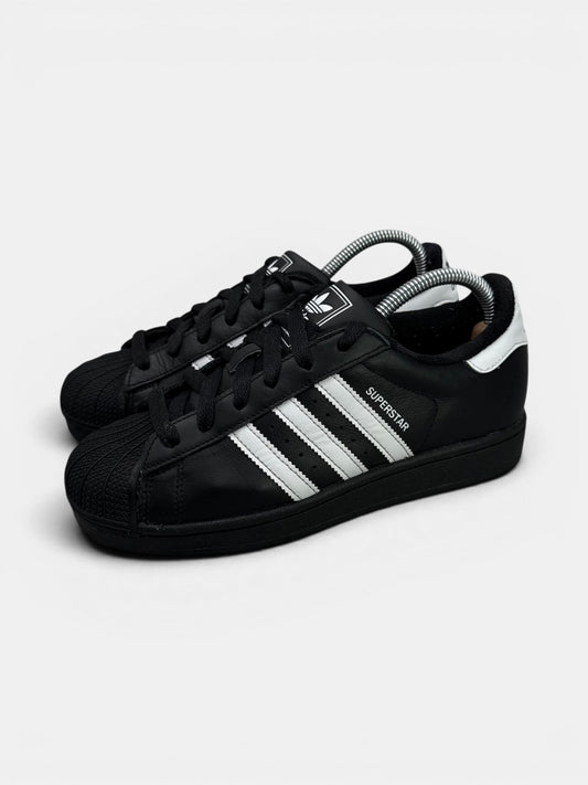 Adidas Superstar II Black White — buty sportowe damskie w bardzo dobrym stanie rozmiar 38 2/3, para butów