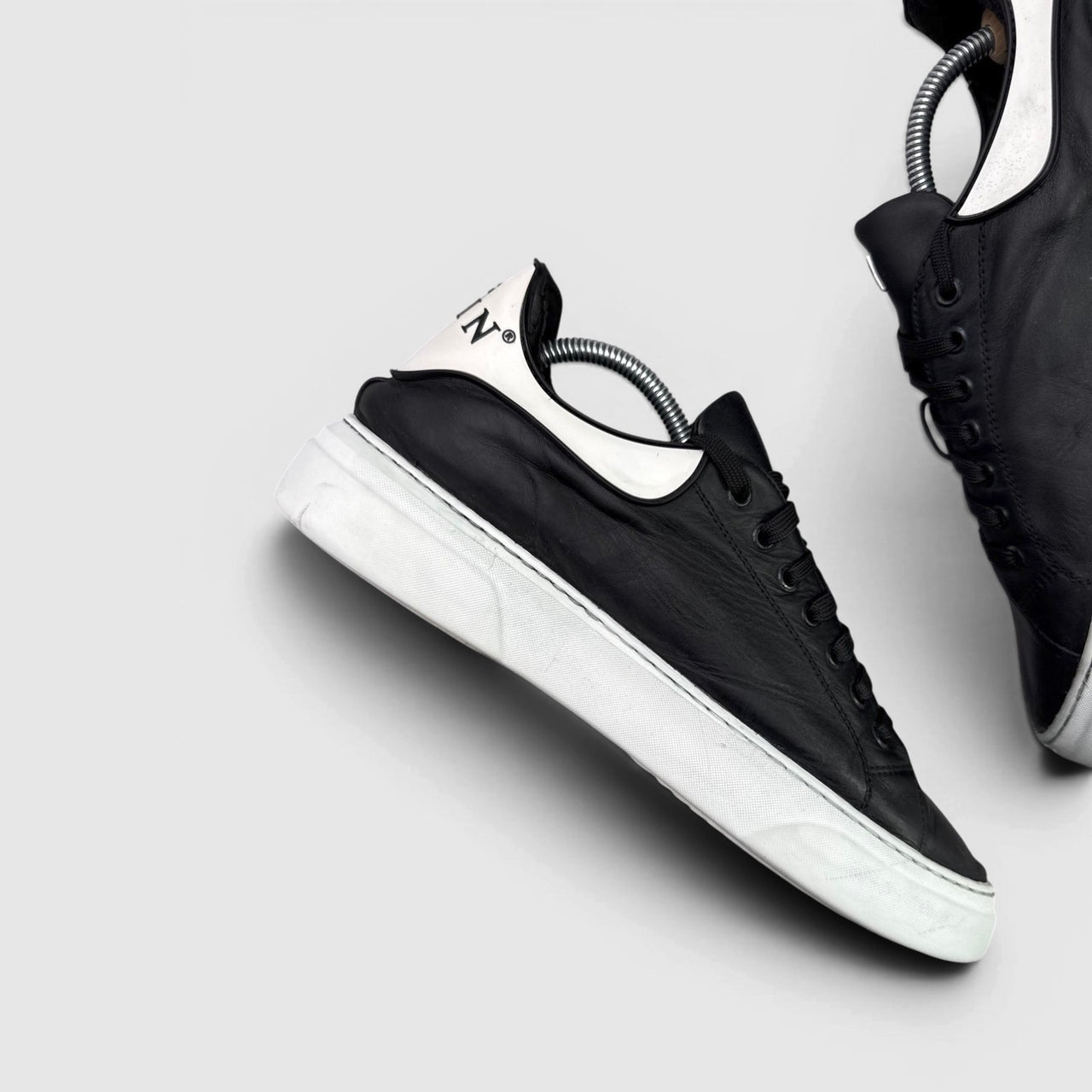Philipp Plein Big Bang Low-Top, buty sportowe męskie w dobrym stanie rozmiar 43, wewnętrzny panel lewego buta