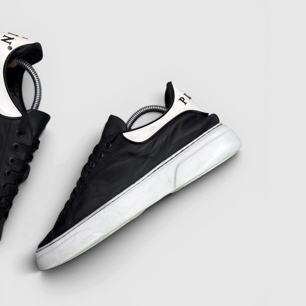 Philipp Plein Big Bang Low-Top, buty sportowe męskie w dobrym stanie rozmiar 43, wewnętrzny panel prawego buta