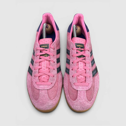 Adidas Gazelle Indoor Bliss Pink Purple — buty sportowe damskie w bardzo dobrym stanie rozmiar 39 1/3, widok z góry