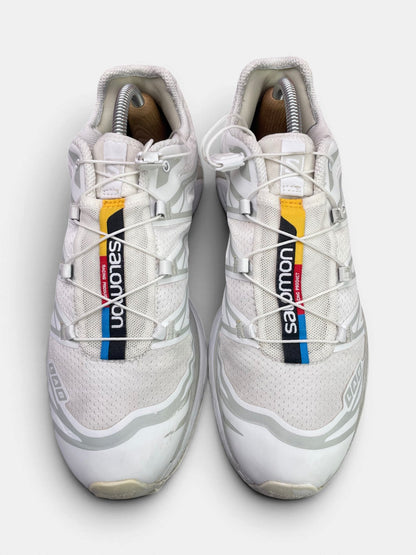 Salomon XT-6 White Lunar Rock — buty sportowe męskie w bardzo dobrym stanie rozmiar 42, widok z góry