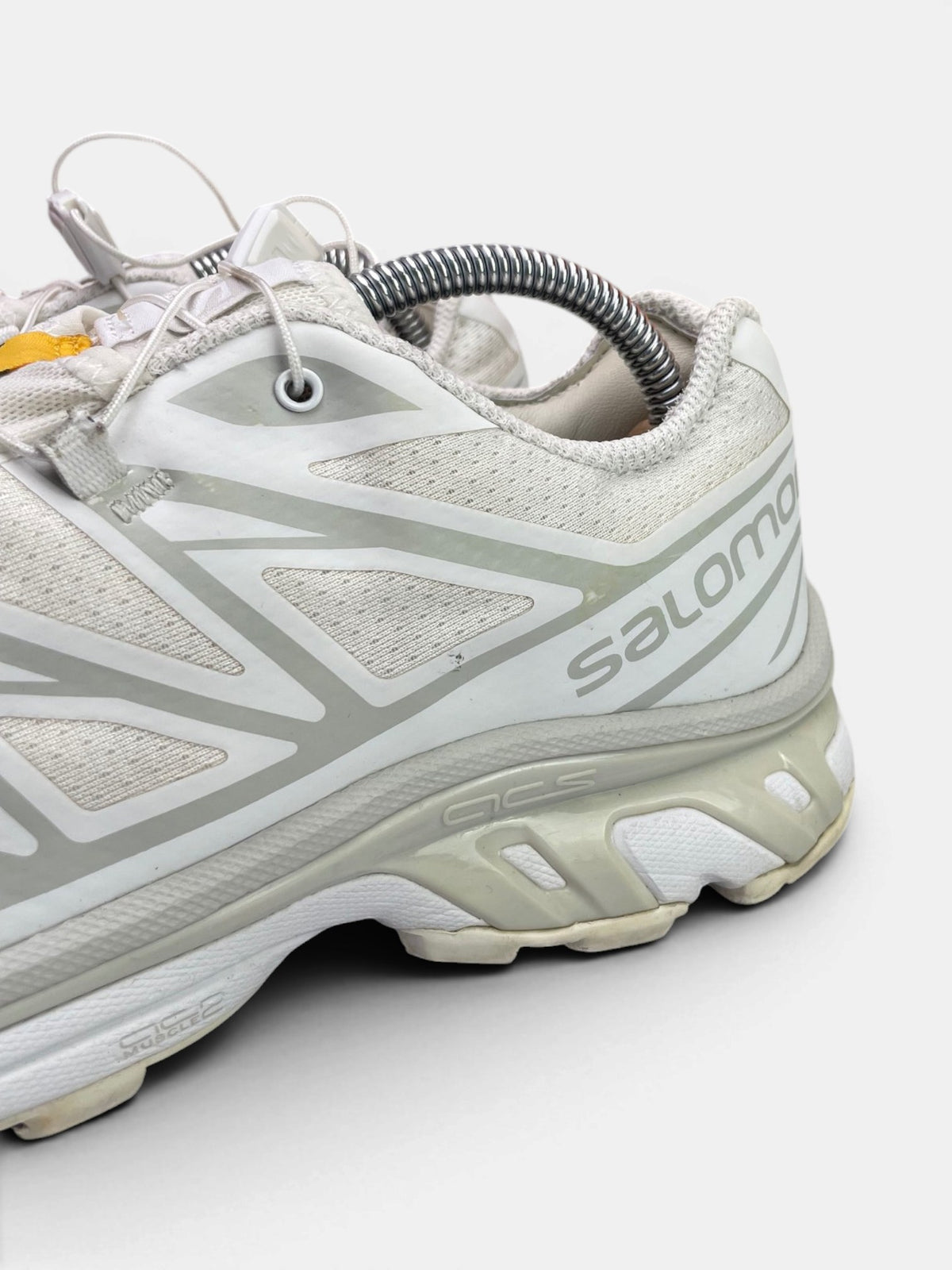 Salomon XT-6 White Lunar Rock — buty sportowe męskie w bardzo dobrym stanie rozmiar 42, detal