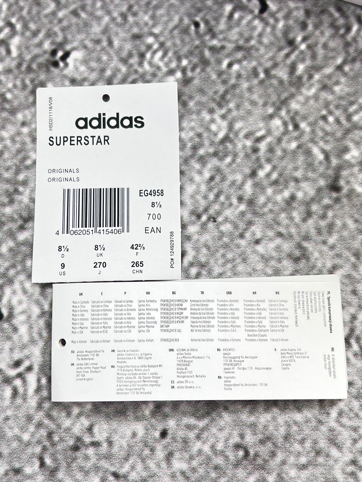 Adidas Superstar II rozmiar 42 2/3