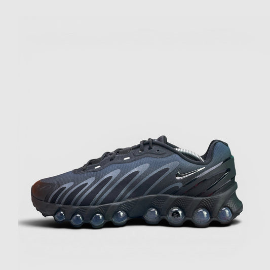 Nike Air Max DN8 Thunder Blue — buty sportowe męskie w bardzo dobrym stanie rozmiar 45, boczny profil, lewa strona