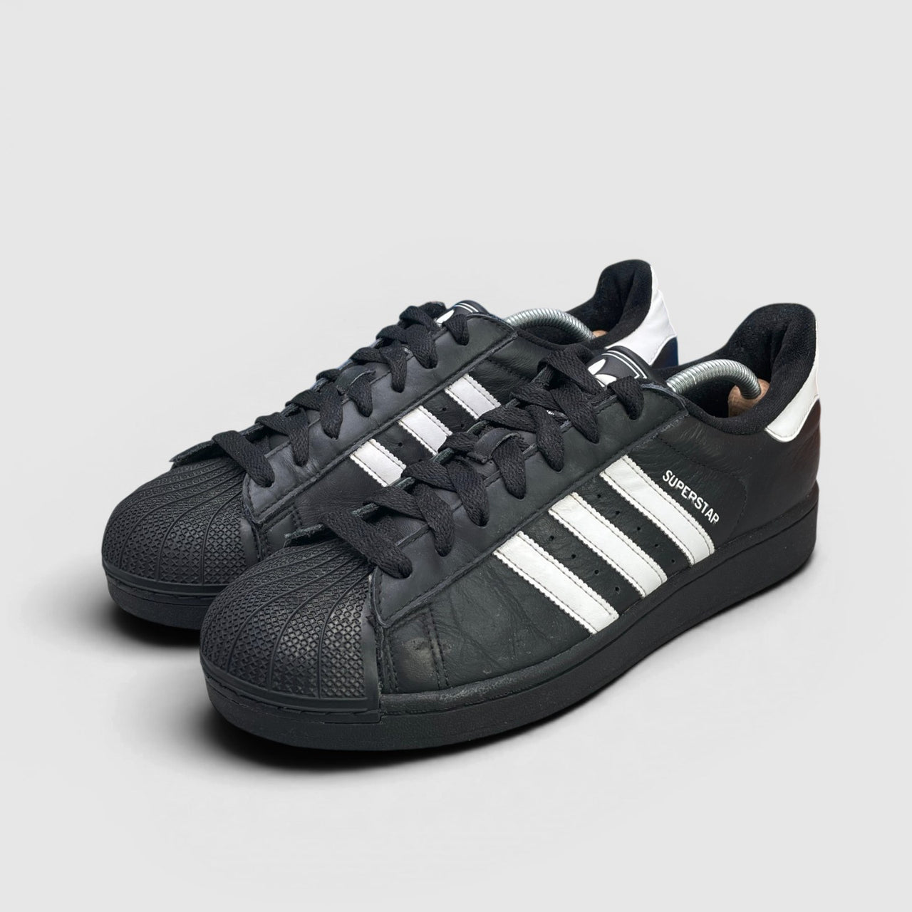 Adidas Superstar II Black White — buty sportowe męskie w bardzo dobrym stanie rozmiar 45 1/3, para butów