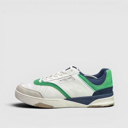 Scotch & Soda Court Cup — buty sportowe męskie w bardzo dobrym stanie rozmiar 46, boczny profil, lewa strona