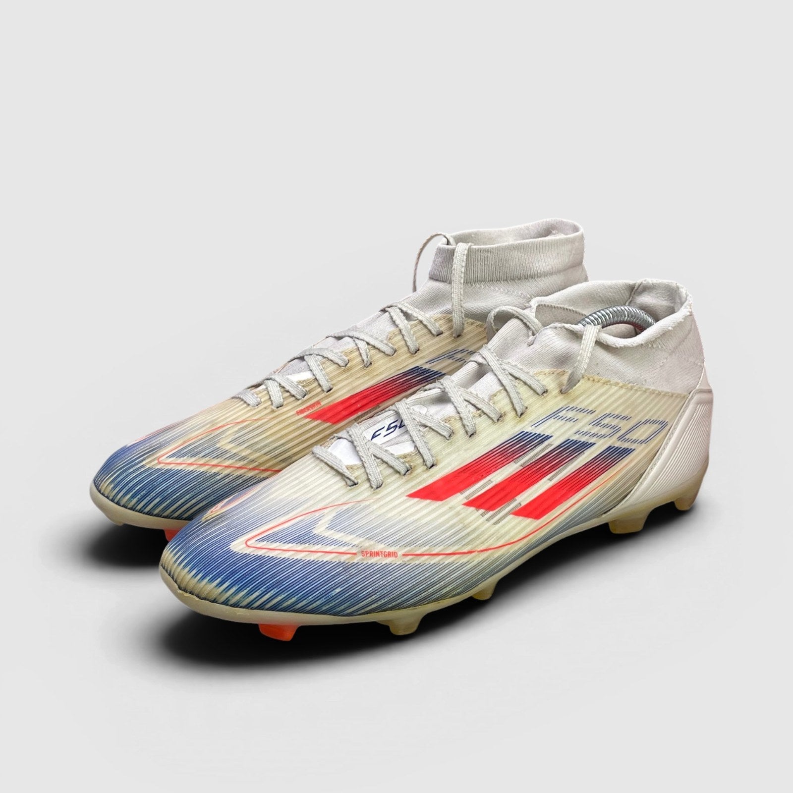Adidas F50 League Mid-Cut FG/MG, buty sportowe męskie w zadowalającym stanie rozmiar 45 1/3, para butów