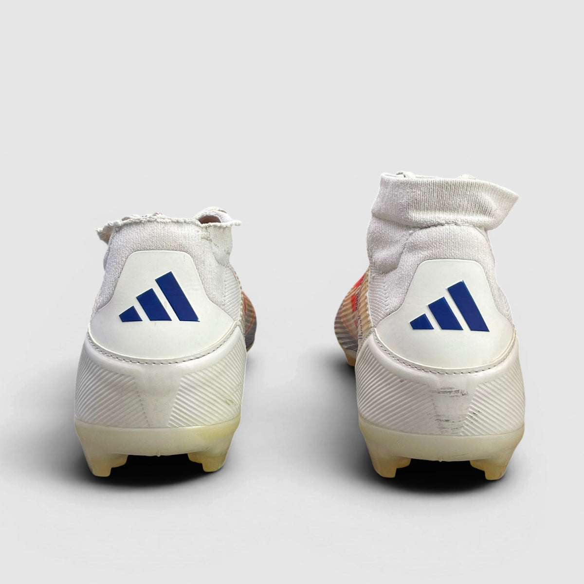 Adidas F50 League Mid-Cut FG/MG, buty sportowe męskie w zadowalającym stanie rozmiar 45 1/3, widok z tyłu