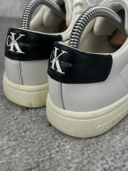 Calvin Klein Classic Cupsole Mono Lth UW0YW01269 - buty sportowe, widok z tyłu