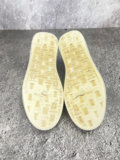 Calvin Klein Classic Cupsole Mono Lth UW0YW01269 - buty sportowe, zapiętki butów