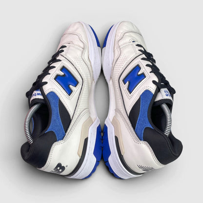 New Balance 550 White/Team Royal — buty sportowe męskie w bardzo dobrym stanie rozmiar 44, widok z góry