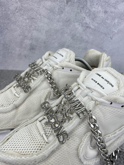 Nike Shox TL / CDG Triple White - buty sportowe, opcjonalne zdjęcie 1