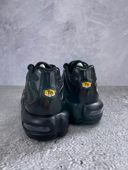 Nike Air Max Plus Triple Black - buty sportowe, widok z tyłu