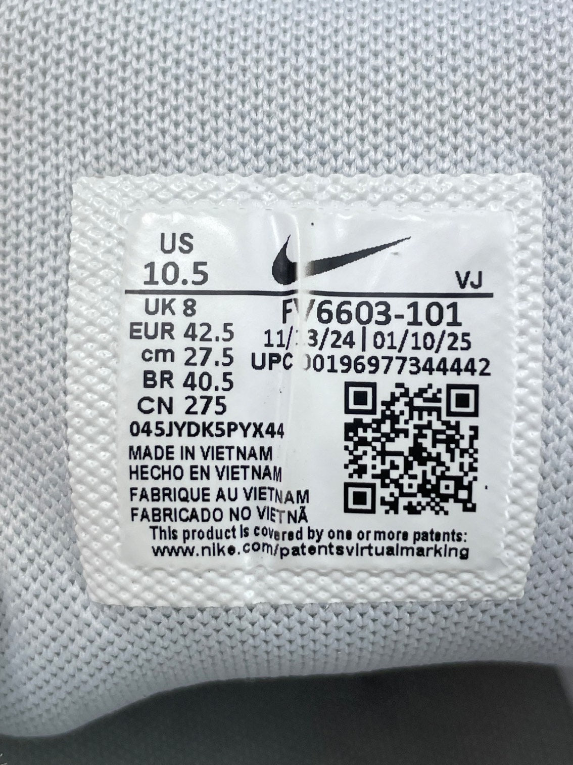 Nike P-6000 FV6603-101 - buty sportowe, metka