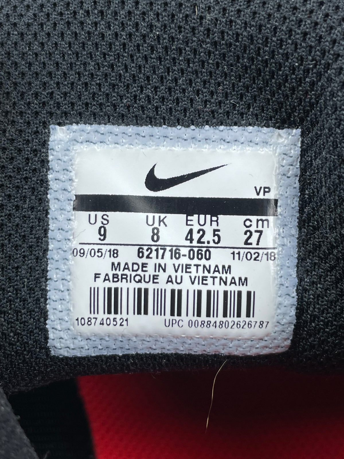 Nike Reax 8 Tr 621716-060 - buty sportowe, metka