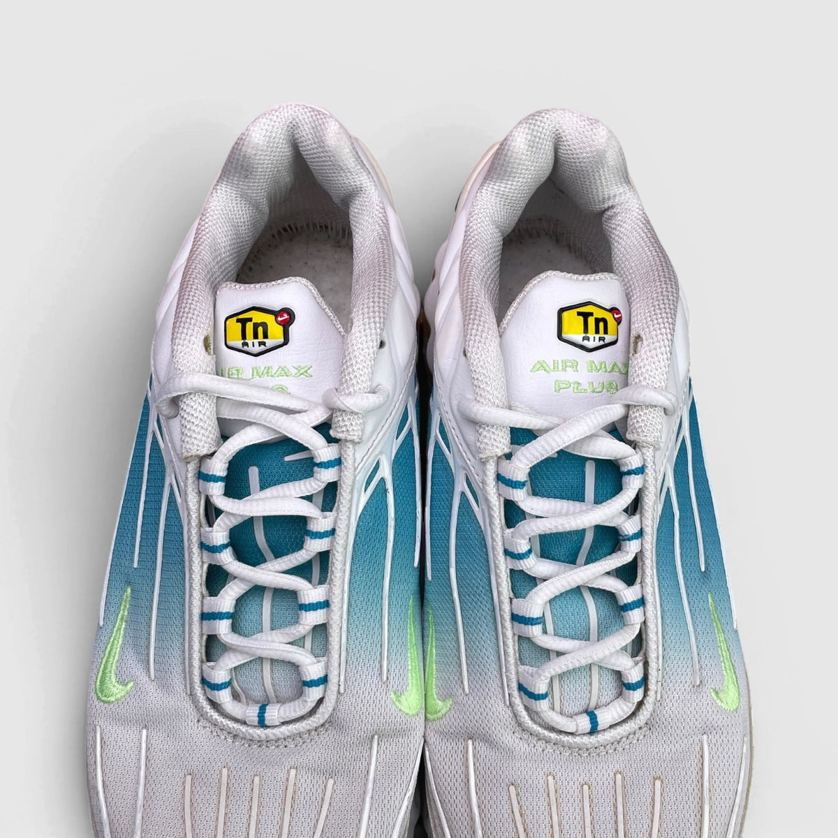 Nike Air Max Plus 3 White Aquamarine — buty sportowe męskie w bardzo dobrym stanie rozmiar 41, detal