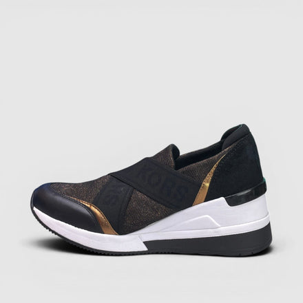 Michael Kors Slip-Ons — buty sportowe damskie w bardzo dobrym stanie rozmiar 36, boczny profil, lewa strona