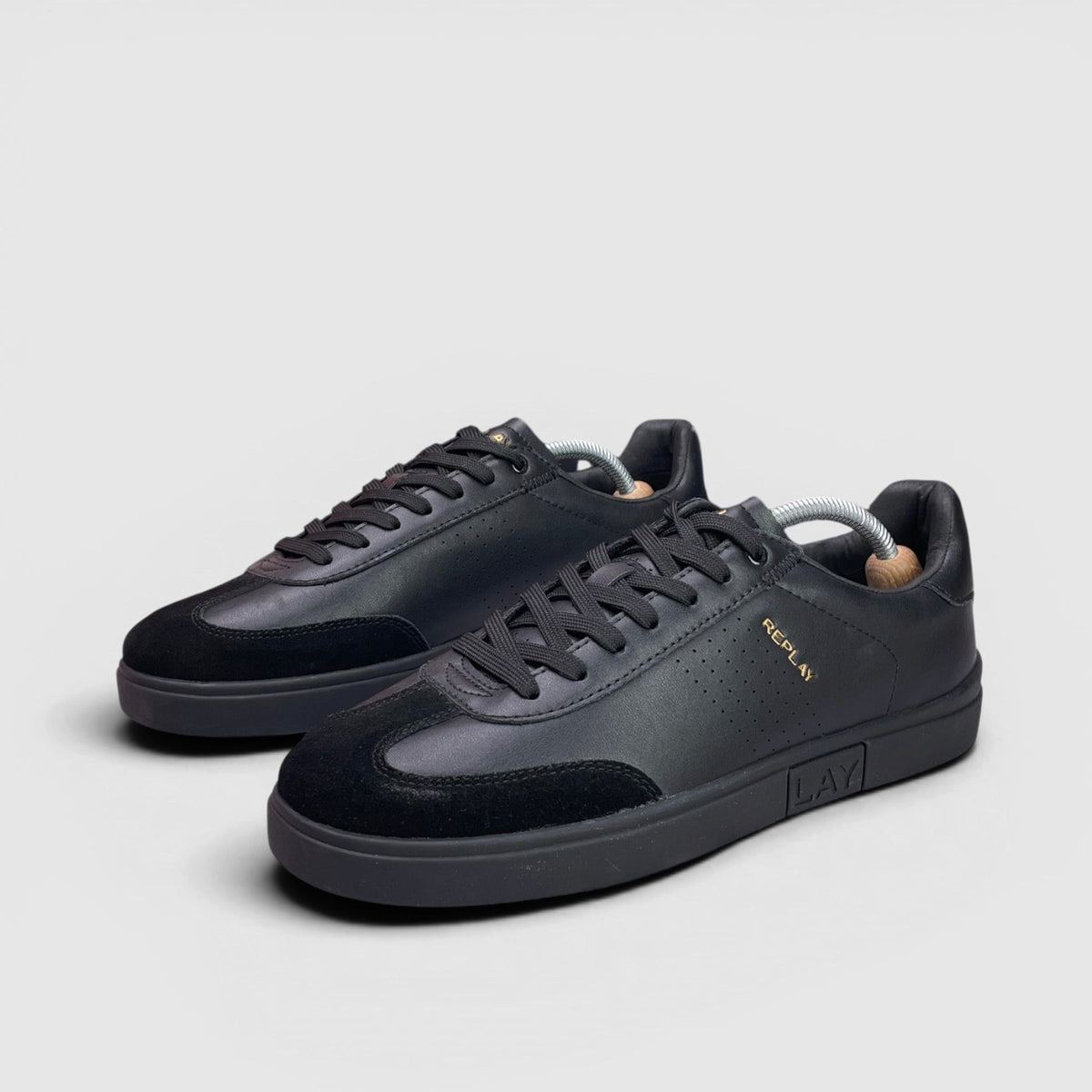 Replay Leather Sneakers — buty sportowe męskie w bardzo dobrym stanie rozmiar 43, para butów