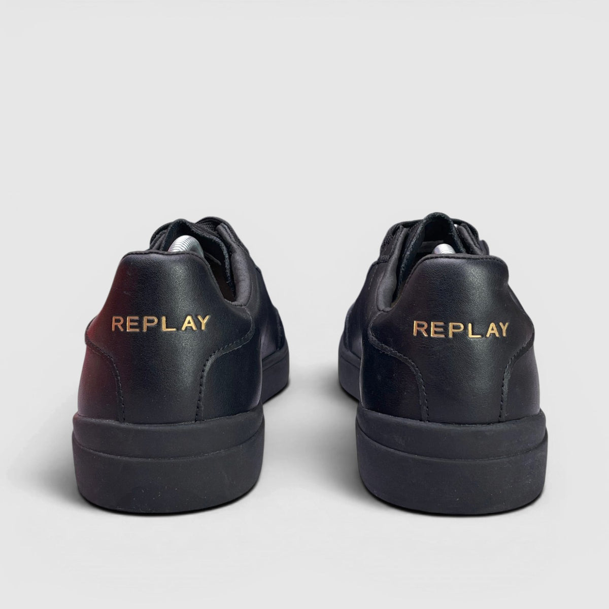 Replay Leather Sneakers — buty sportowe męskie w bardzo dobrym stanie rozmiar 43, widok z tyłu