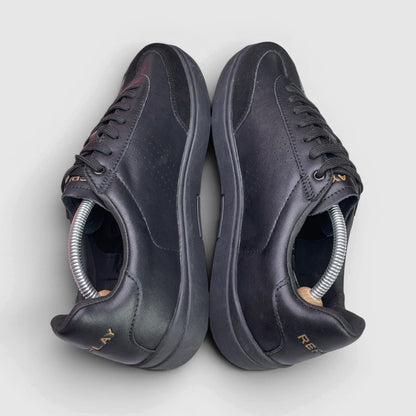 Replay Leather Sneakers — buty sportowe męskie w bardzo dobrym stanie rozmiar 43, widok z góry