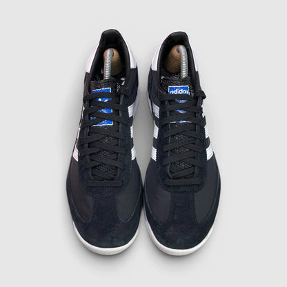 Adidas SL 72 RS Core Black / Cloud White / Blue — buty sportowe męskie w bardzo dobrym stanie rozmiar 42 2/3, widok z góry na wewnętrzną stronę butów