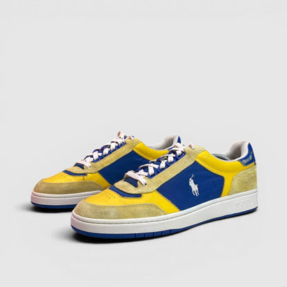 Polo Ralph Lauren Crt Spt — buty sportowe męskie w bardzo dobrym stanie rozmiar 45, boczny profil