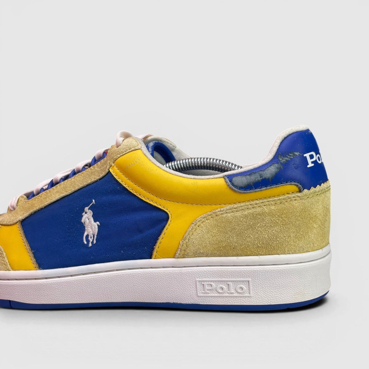 Polo Ralph Lauren Crt Spt — buty sportowe męskie w bardzo dobrym stanie rozmiar 45, zewnętrzny panel prawego buta
