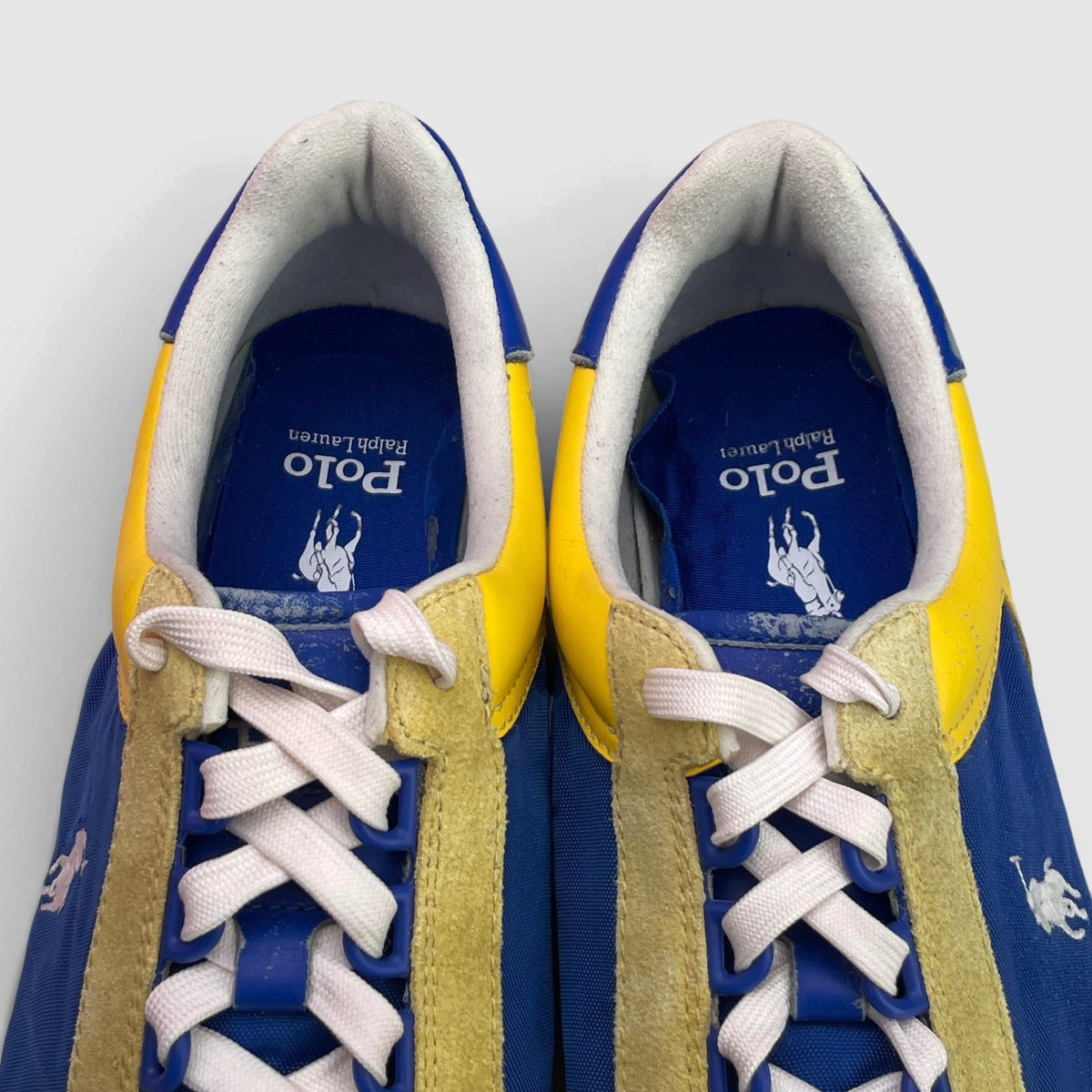 Polo Ralph Lauren Crt Spt — buty sportowe męskie w bardzo dobrym stanie rozmiar 45, wewnętrzny panel lewego buta