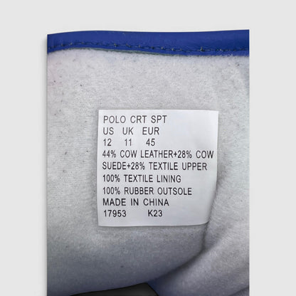 Polo Ralph Lauren Crt Spt — buty sportowe męskie w bardzo dobrym stanie rozmiar 45, widok z góry